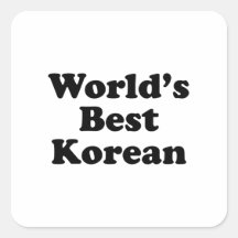 Del mundo el coreano mejor pegatinas cuadradases