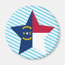 Del norte+Estrella de Carolina Imán De Nevera