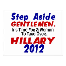 Del paso caballeros HILLARY CLINTON a un lado Postales