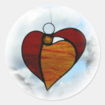 Del "pegatina corazón del ángel" del vitral