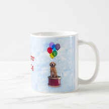 Del perrito taza joven de oro para siempre