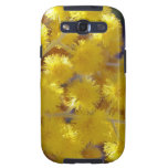 Del zarzo cierre amarillo de oro para arriba samsung galaxy s3 cárcasa