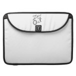 Del zen manga de la aleta de Macbook hacia fuera Fundas Para Macbooks