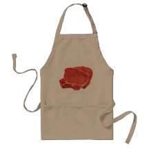delantal, carne, carne de vaca