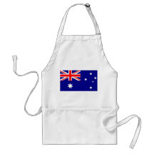 Delantal con la bandera de Australia