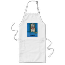 Delantal de Foodie con la cena del dogo