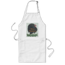 Delantal de IllustrationThanksgiving del vintage