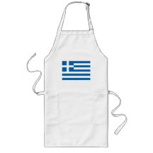 Delantal de la bandera de Grecia