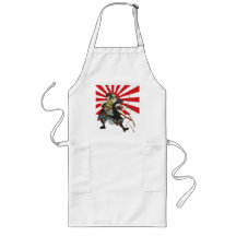 Delantal de la bandera del samurai