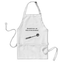 Delantal de la cucharada de las pastas