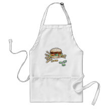 DELANTAL de la HAMBURGUESA y de las FRITADAS