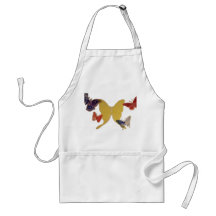 Delantal de la mariposa y de la polilla