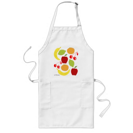 delantal de las frutas del estilo 50s