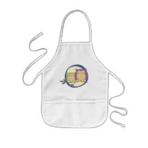 Delantal de los búhos de Kawaii