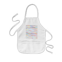 Delantal de los niños del diseño II del texto de N