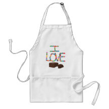 DELANTAL DEL CHOCOLATE DE ILOVE