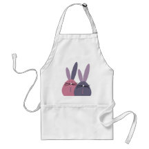 Delantal del conejito de pascua