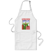 Delantal del día de fiesta del navidad
