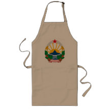 Delantal del escudo de armas de Macedonia