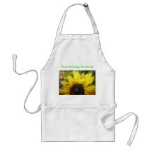 Delantal del girasol