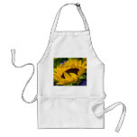 Delantal del girasol de la mamá