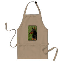 Delantal del Pinscher del Doberman