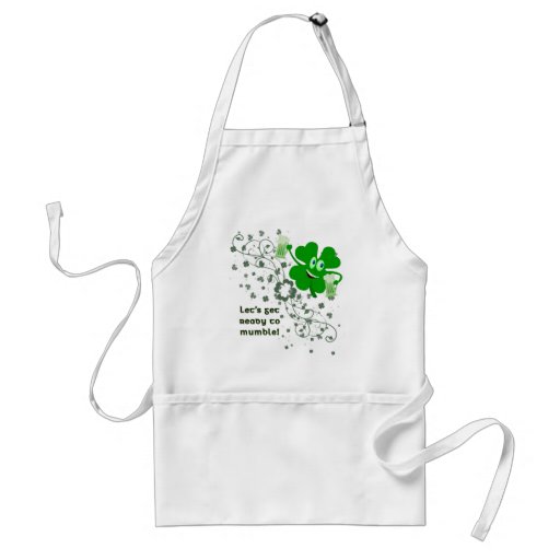 Delantal del refunfuño del día de St Patrick