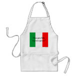 Delantal italiano divertido del cocinero
