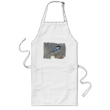 Delantal largo capsulado negro del Chickadee