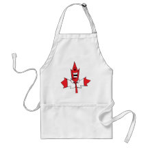 Delantal orgulloso de Canadá
