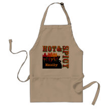 Delantal personalizado caliente y picante
