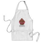 Delantal personalizado panadería elegante de la ma