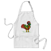 Delantal portugués del gallo