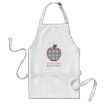 Delantal preescolar del profesor - guinga Apple de