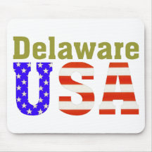 ¡Delaware los E.E.U.U.! Alfombrillas De Ratón
