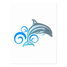 Delfin dolphin postkarten