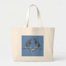Delfínes del baile bolsas
