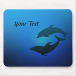 Delfínes Mousepad del azul de océano Alfombrillas De Ratones