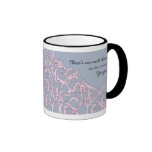 Demasiada taza de la yoga, rosada