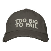 Demasiado grande fallar gorra de beisbol