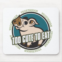 Demasiado lindo comer el cerdo tapetes de ratones