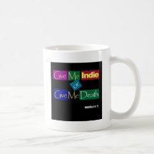 Déme el indie taza de café