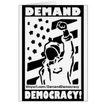 Democracia de la demanda tarjeta