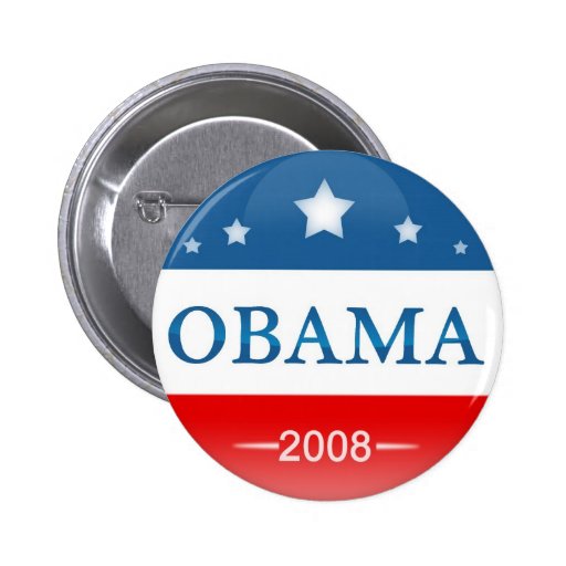 Demócrata Barack Obama 2008 Pin