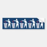 Demócratas antis pegatina de parachoque