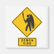 Demonio XING Imán Para Frigorifico