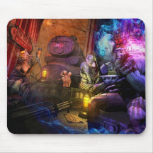 Demostración Mousepad del monstruo de Astro Alfombrilla De Raton