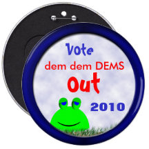 DEMS del voto hacia fuera Pin