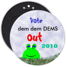 DEMS del voto hacia fuera Pin