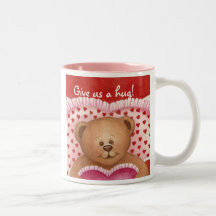 ¡Dénos un abrazo! Taza De Café